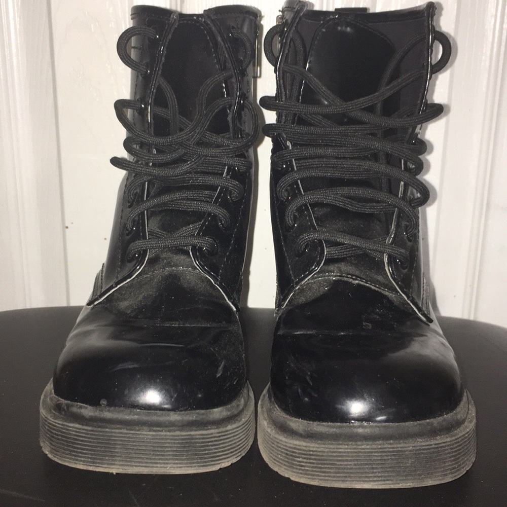 Black Combat style boots